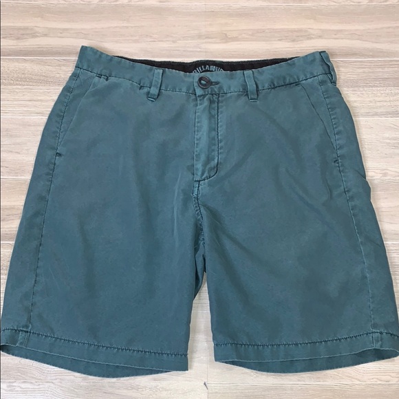 Billabong Men's Green/blue Shorts size 28 - Picture 1 of 8